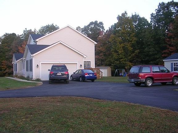Right side of house