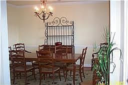 Dining room with hardwood floors