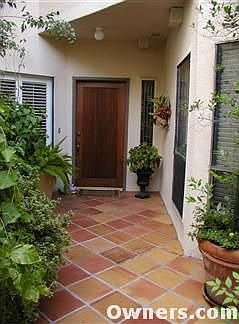 gated courtyard entry