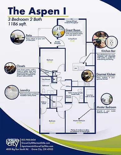 Floor plan 3 Bedroom