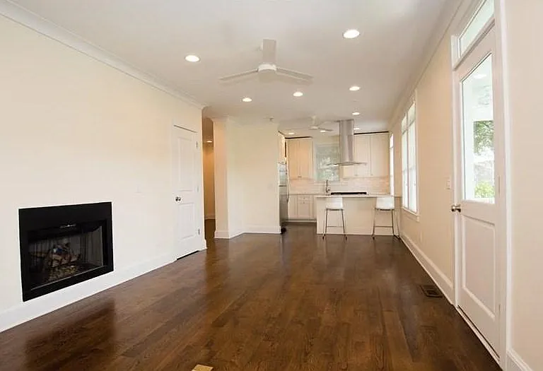 Fireplace in living room