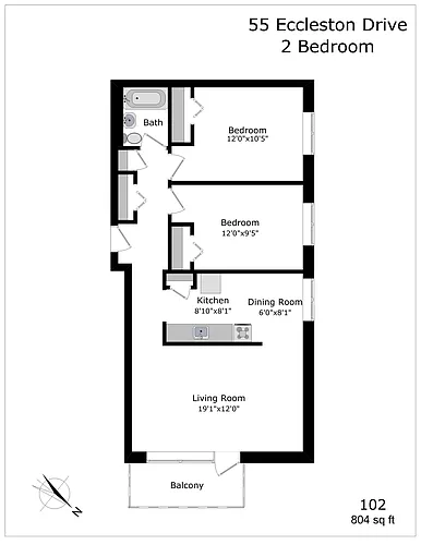 Floor plan 50079B-102