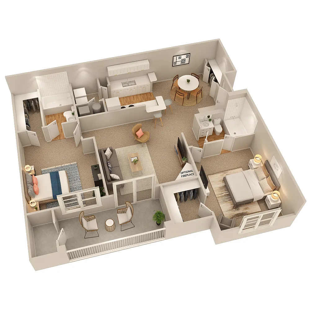 Floor plan B2