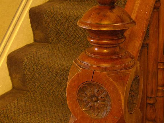 Entry hall foyer to second floor