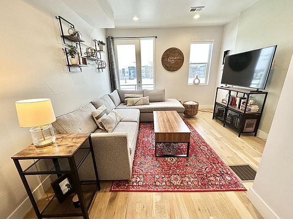 Living room with tons of natural light
