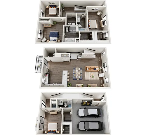 Floor plan Maple Townhome