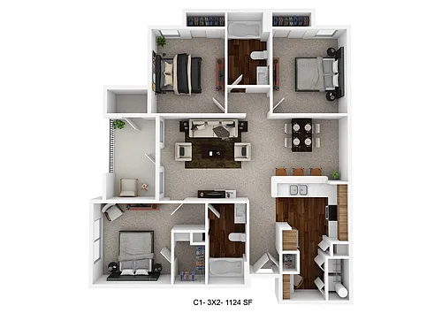 Floor plan C1- Essential Housing