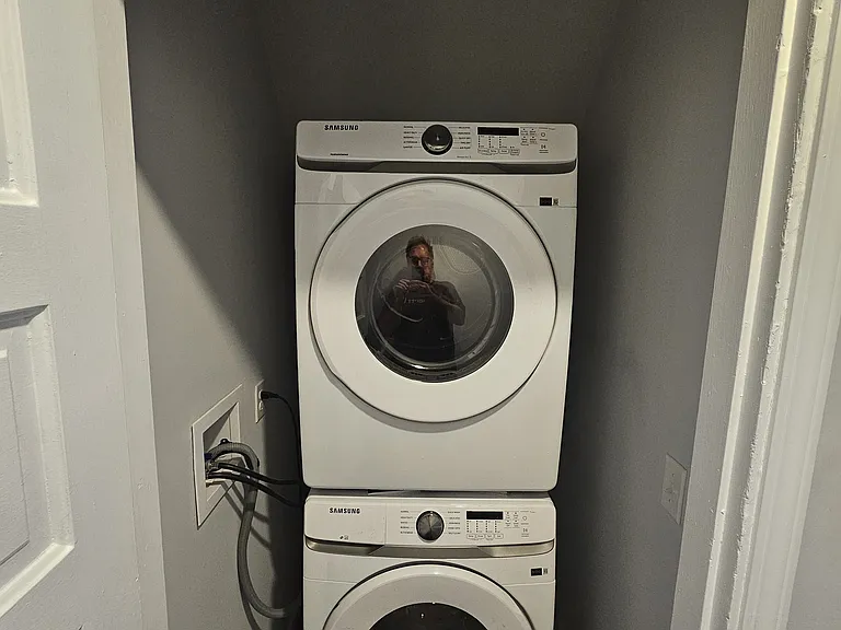 In unit washer - dryer