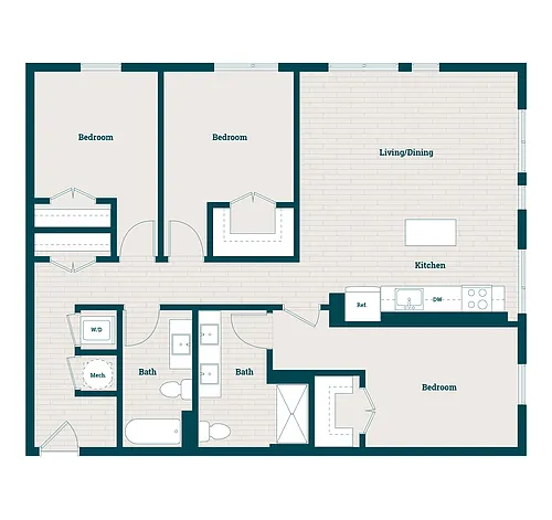 Floor plan C3B