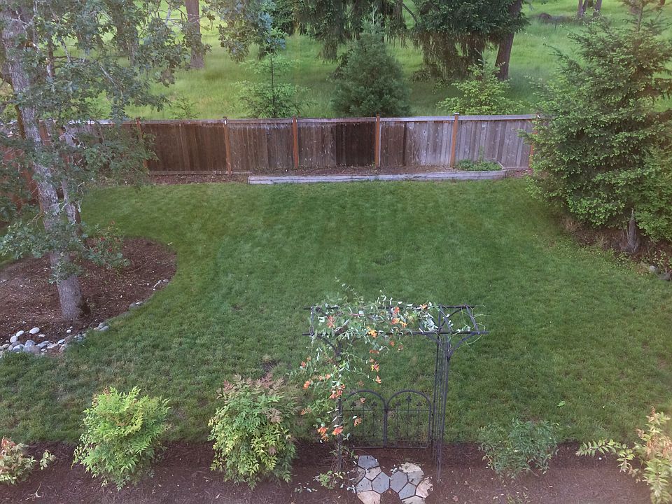 Backyard against pasture