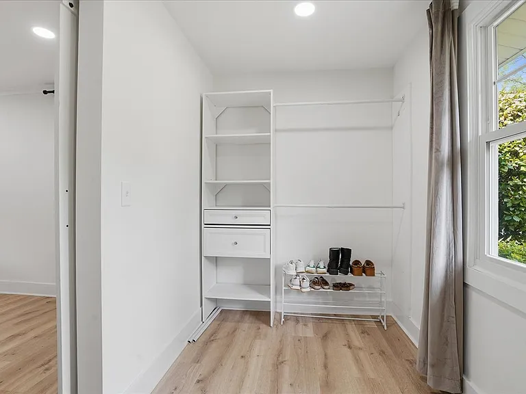 Master walk-in closet
