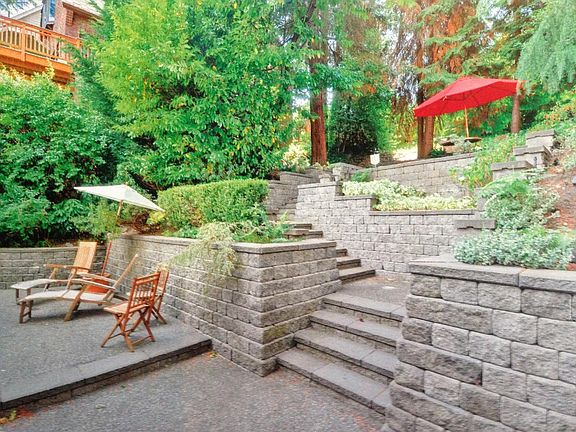 Back Patio & Terrace Steps