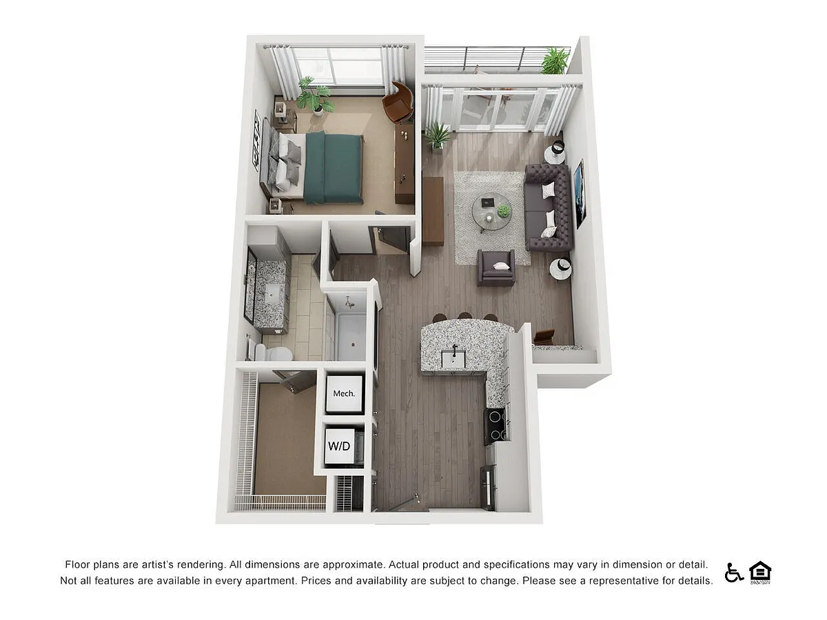 Floor plan 1DR
