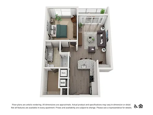 Floor plan 1DR