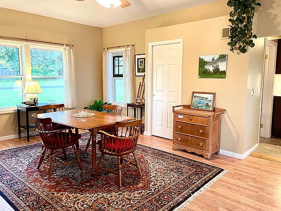 Dining Room is bright & airy
