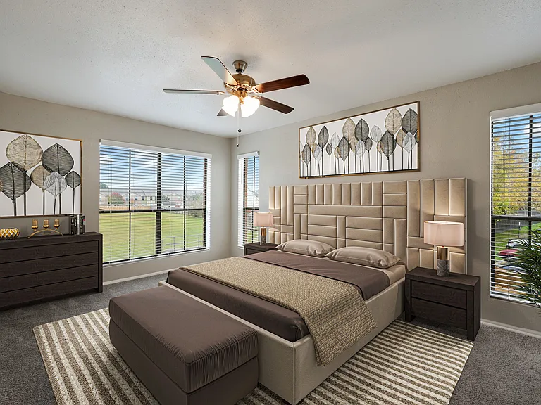 Staged Bedroom