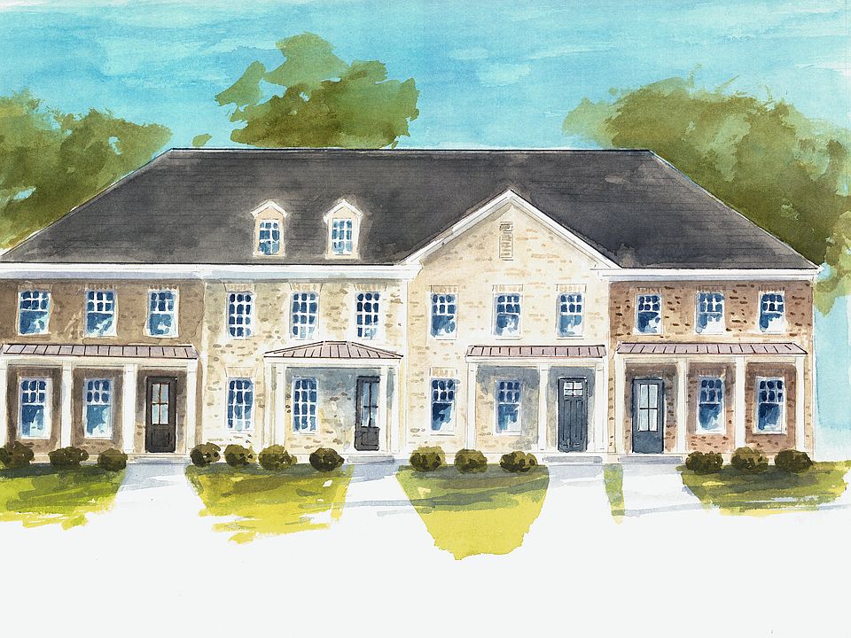 Charming brick exterior covered porch