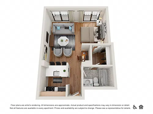 Floor plan Studio