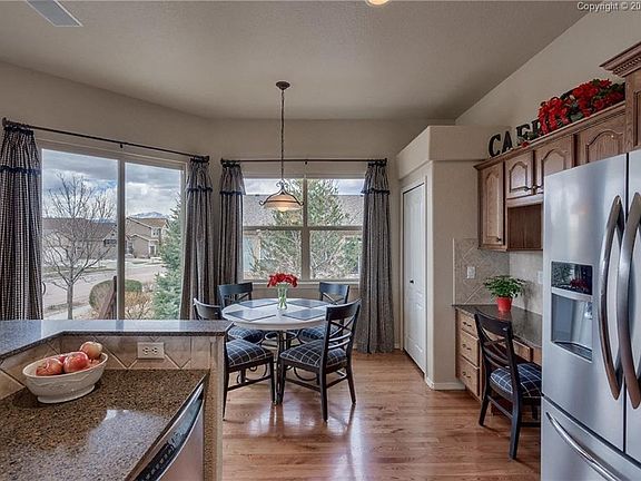 Spacious eat-in kitchen with a walk out to the large patio area!