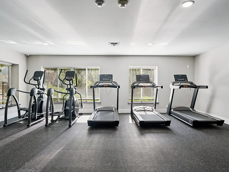 Maintain your fitness routine with access to treadmills and exercise bikes in our dedicated fitness room, professionally operated by Highlands Vista Group.