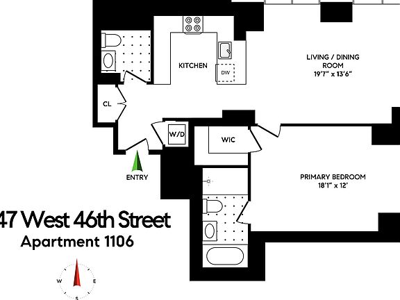 2nd image of 247 W 46th St APT 1106