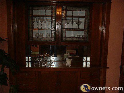 Built in china cabinet