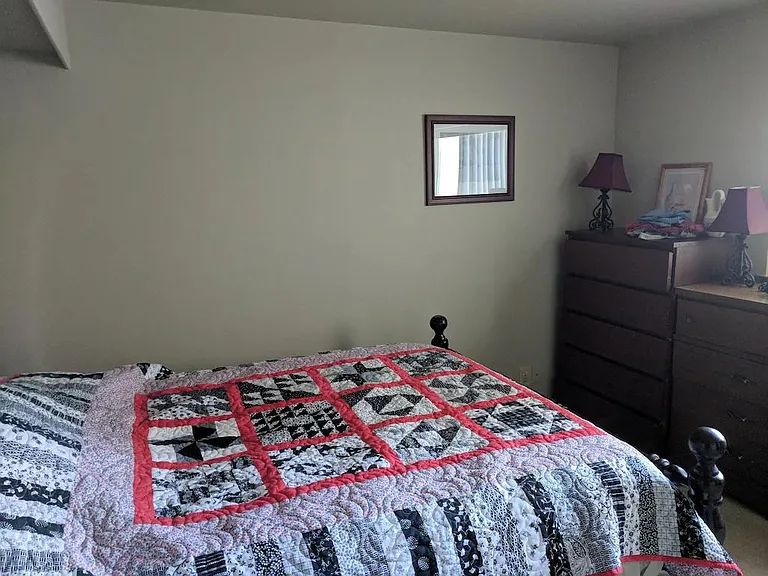 Bedroom #2 bed and dresser