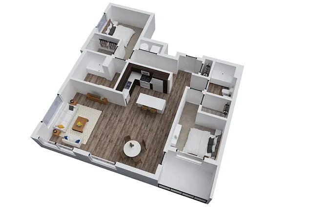 Floor plan Challenger