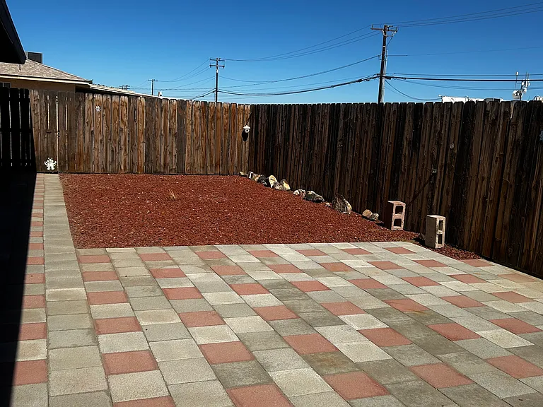 Fenced Backyard Patio