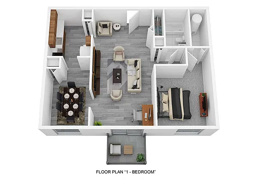 Floor plan 1 Bedroom