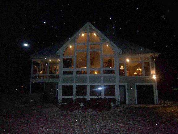 Night view of lake side