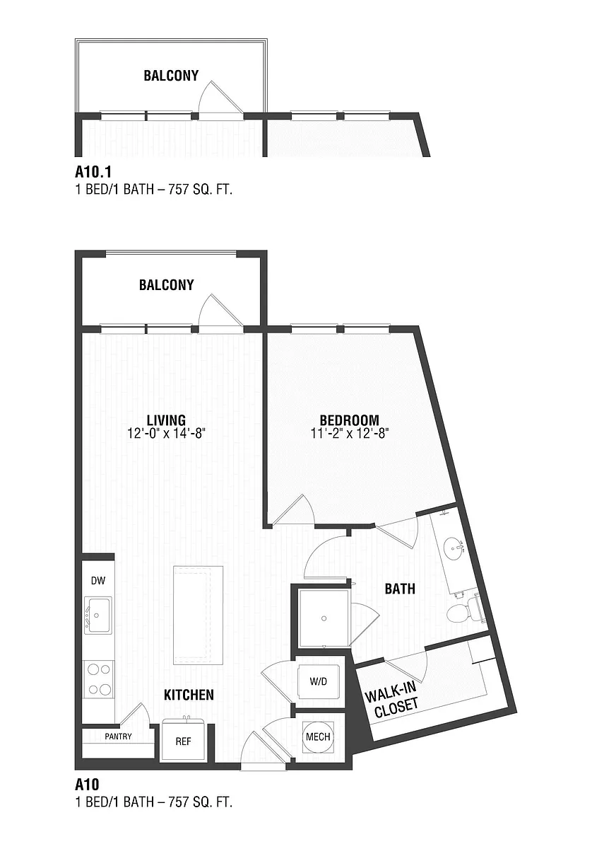 Floor plan A101