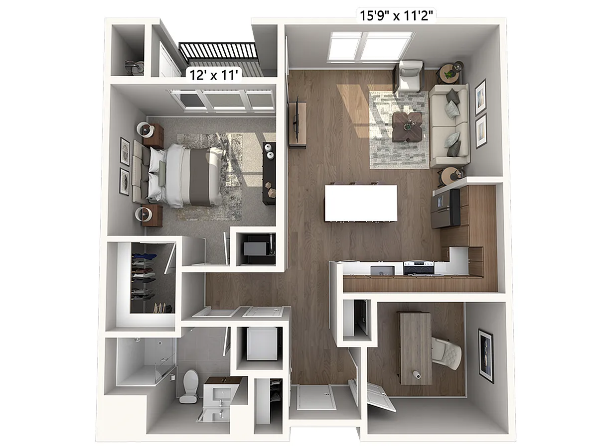 Floor plan A1D