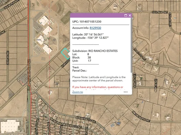 4201 Huron Dr NE Lot 8, Rio Rancho, NM 87144
