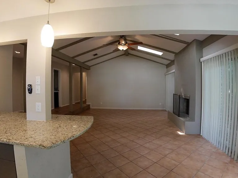 Living room from the kitchen