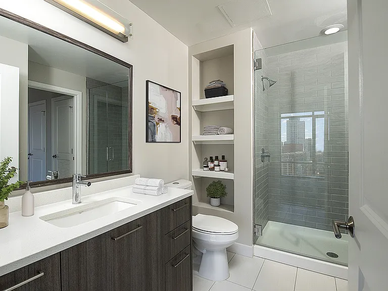 Virtually Staged Bathroom