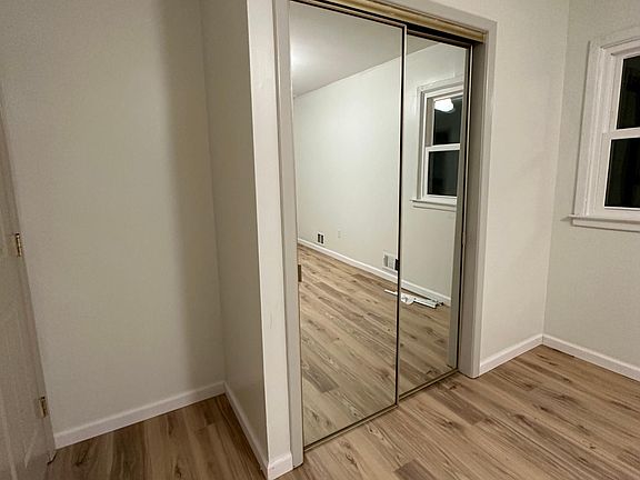 1 out of 2 closets in master bedroom