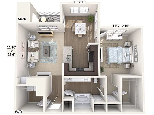 Floor plan A4-E-Upper