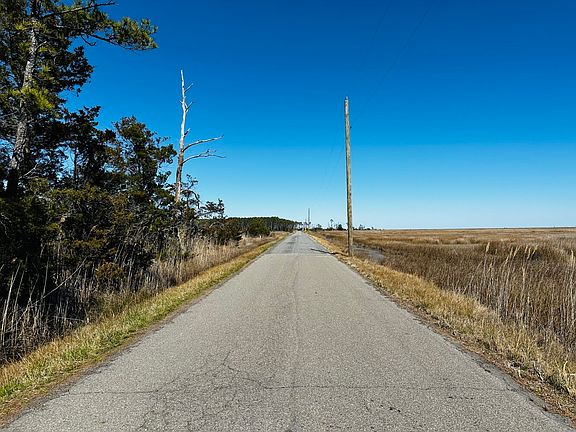 Bethel Beach Road facing East towards the Nature Preserve