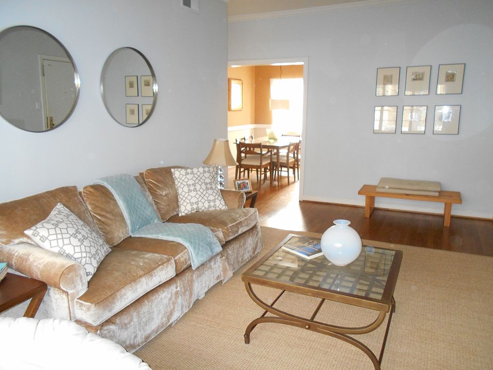 Living room furnished