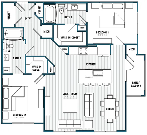 Floor plan C32