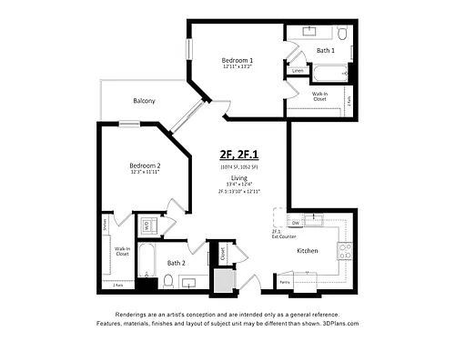 Floor plan 2F1