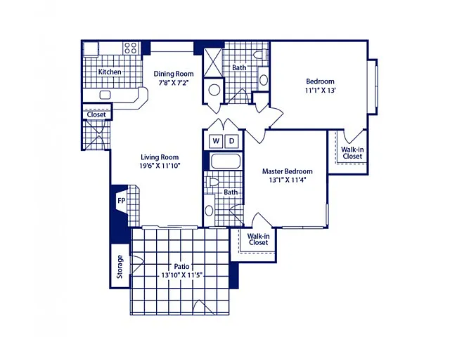 Floor plan 2A Sophisticated