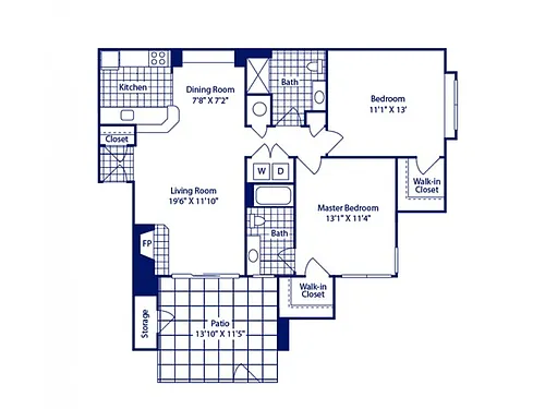 Floor plan 2A Sophisticated