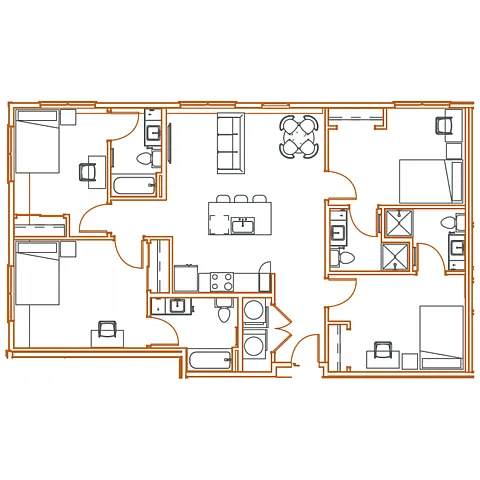 Floor plan D1