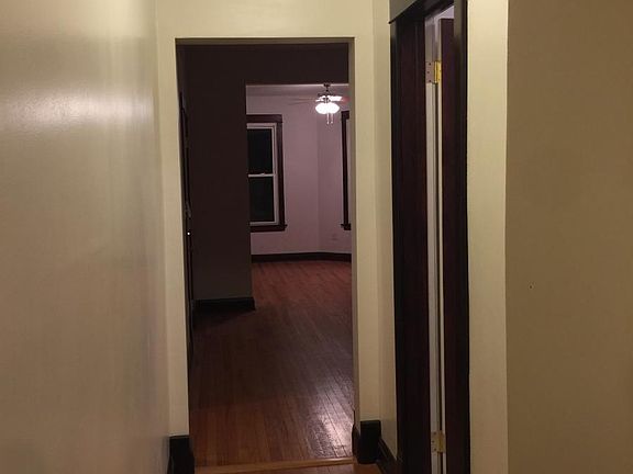 Hallway leading to living/dining room