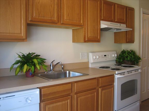 Kitchen with slider to deck and pantry