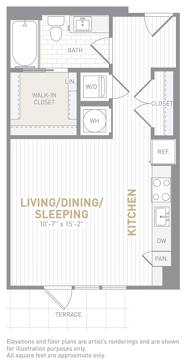 Floor plan Studio-S03