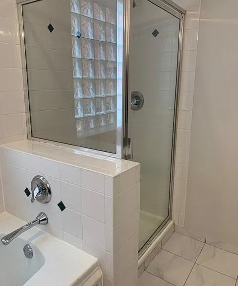 large shower