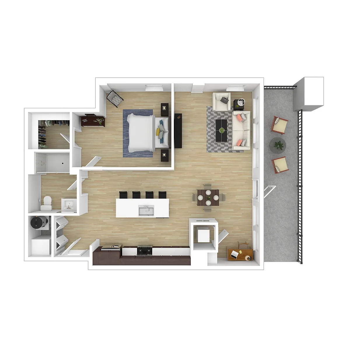 Floor plan 1B